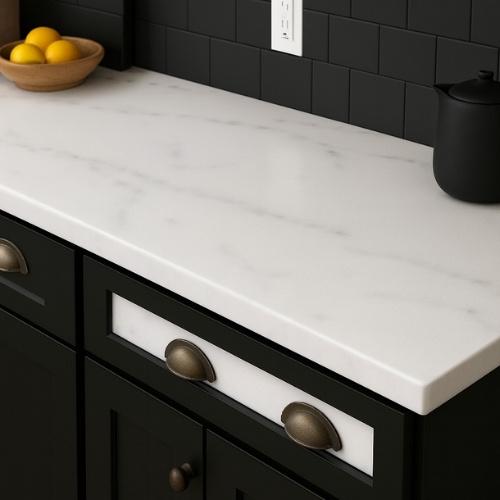 სამზარეულოს ზედაპირი - 4200*600*38 WHITE GRANIT (327 P)