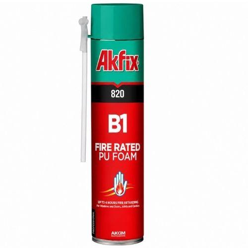 პოლიურეთანის ქაფი ცეცხლგამძლე 850გრ (FA015) AKFIX