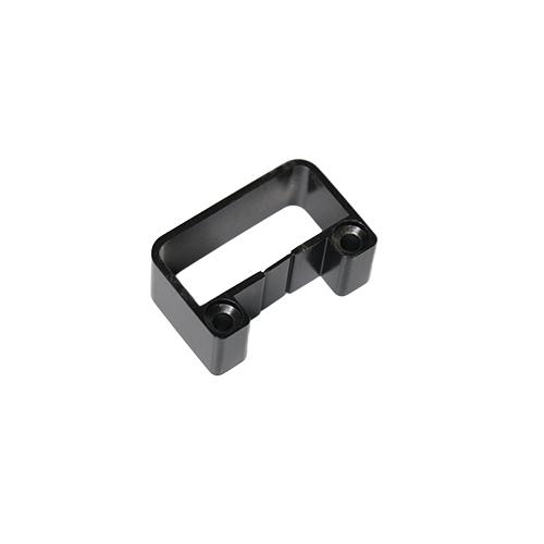 მოაჯირის დეტალები SQ10-05-1 შავი - 25x60 კედელზე სამაგრი