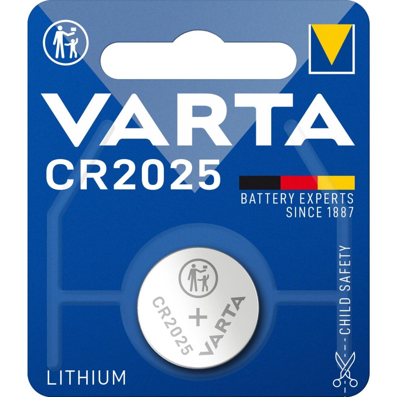 ელემენტი Coin Cell Lithium CR2025 VARTA