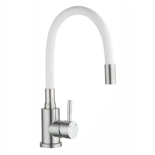 KETTLER-81779 KT3047SW-9 სამზარეულოს შემრევი სილიკონის ცხვირით თეთრი Alessia 304