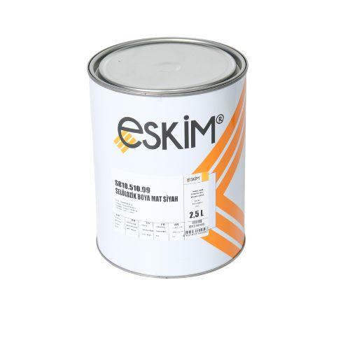 საღებავი Eskim Cellulozik Paint (9018) შავი მატი 2.5 ლტ.
