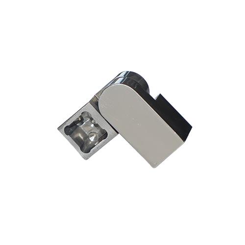 მოაჯირის დეტალები SQ12-04 ინოქსი - 14x14 მილის ვერტ.რეგულ. კუთხე