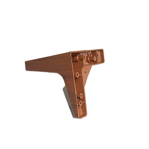 Döşemeli mobilya ayağı - ZAMBAK / 15 cm / PVC / ceviz