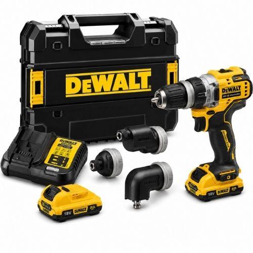 Dewalt - DCD703L2T-QW ელ.სახრახნისი მრავალფუნქციური 12V;2 x 3Ah